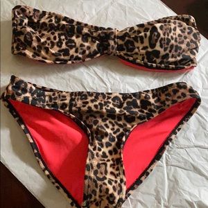 Forever21 bandeau bikini set